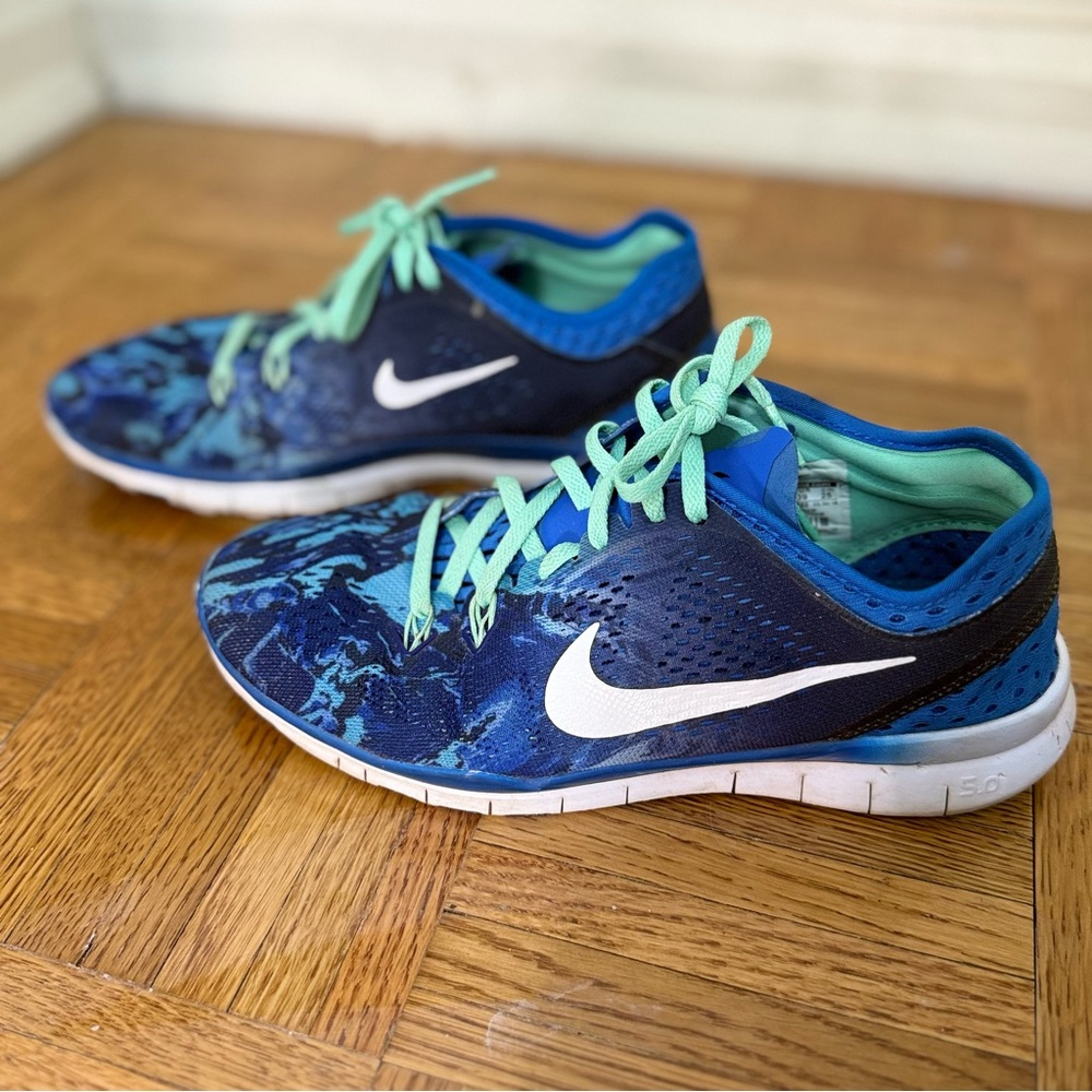 Nike Blue Athletic Shoes Size 8